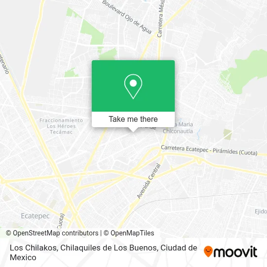 Los Chilakos, Chilaquiles de Los Buenos map