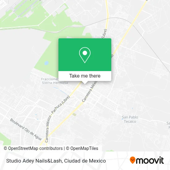 Studio Adey Nails&Lash map
