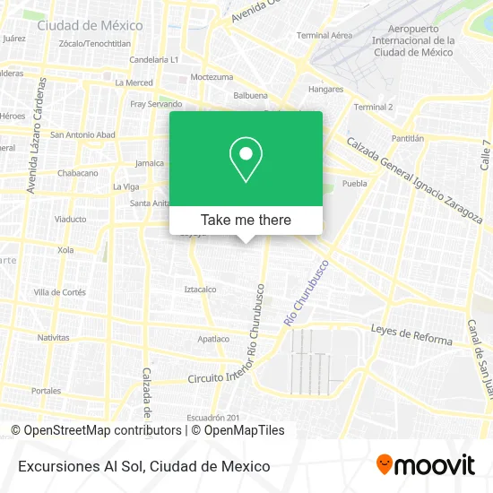 Excursiones Al Sol map