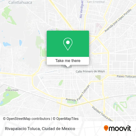 Rivapalacio Toluca map