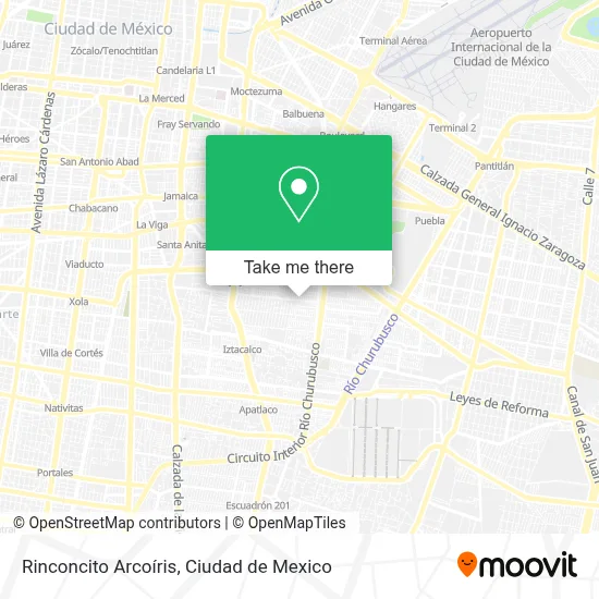 Rinconcito Arcoíris map