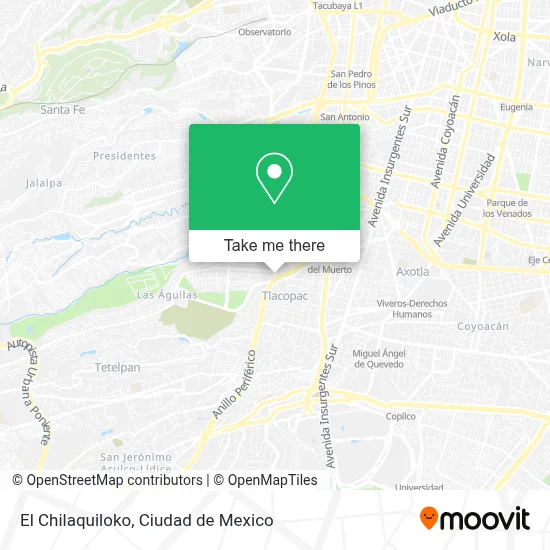 El Chilaquiloko map