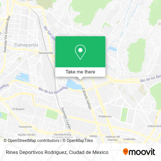Rines Deportivos Rodriguez map