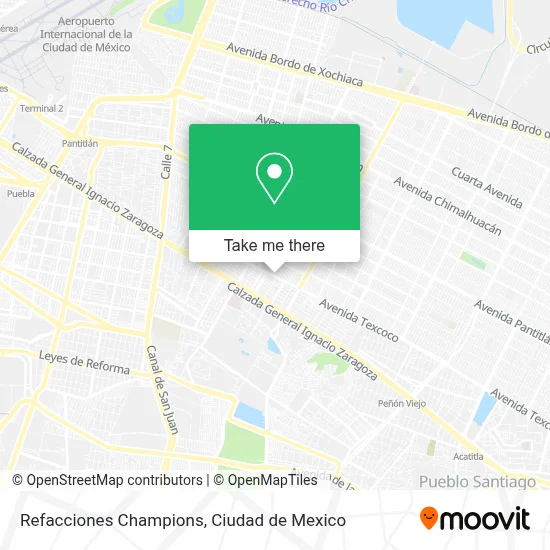 Refacciones Champions map