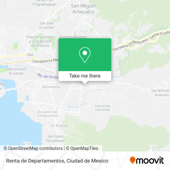 Renta de Departamentos map