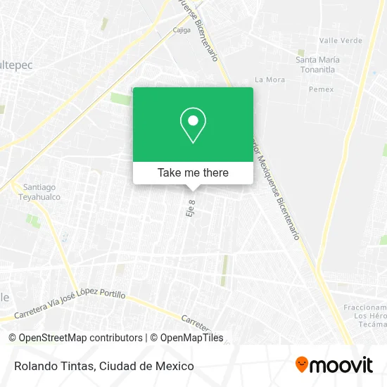 Rolando Tintas map