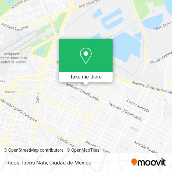 Ricos Tacos Naty map