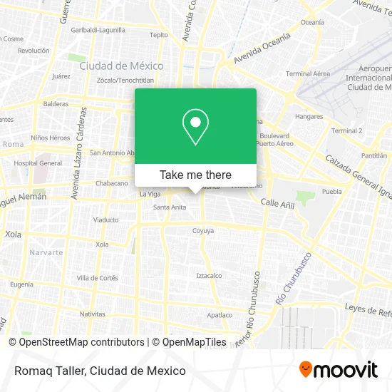 Romaq Taller map