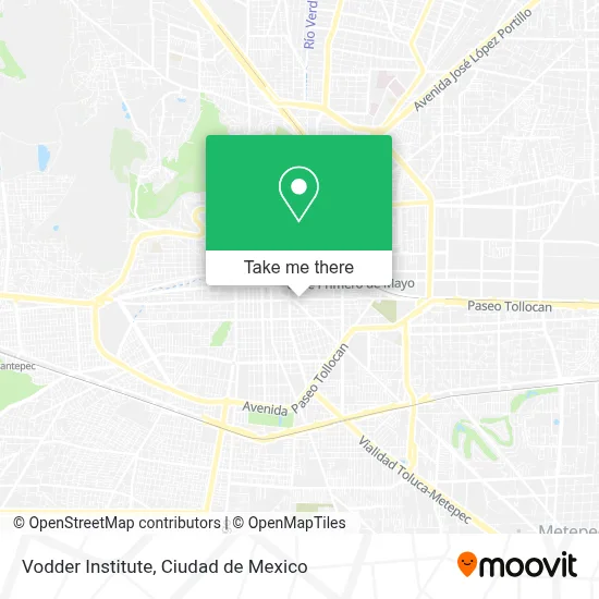 Vodder Institute map