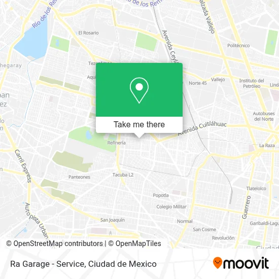 Ra Garage - Service map