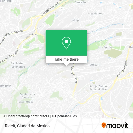 Rideit map