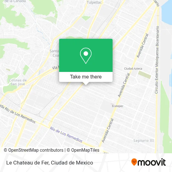 Le Chateau de Fer map