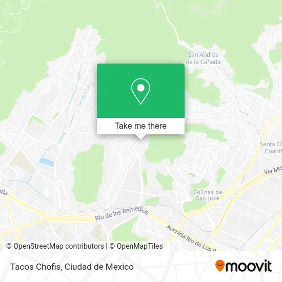 Tacos Chofis map