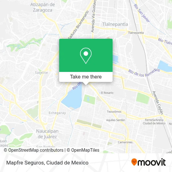 Mapfre Seguros map