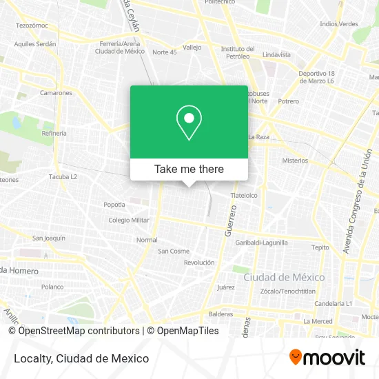 Localty map