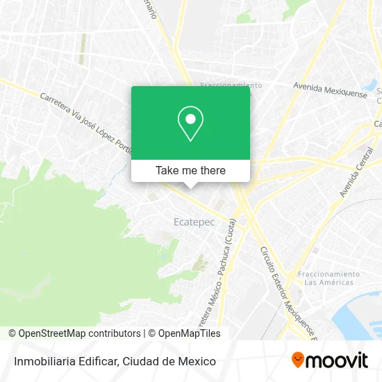 Inmobiliaria Edificar map