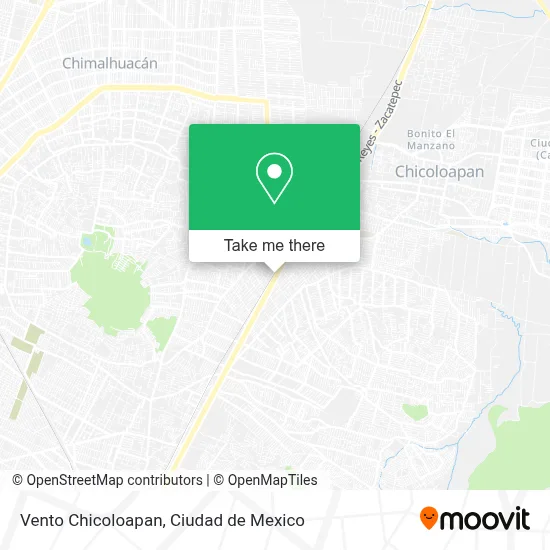 Vento Chicoloapan map