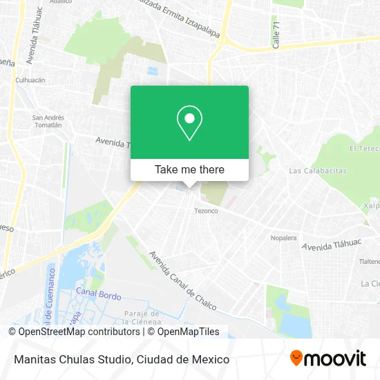 Manitas Chulas Studio map