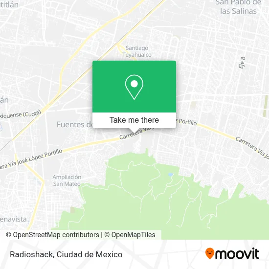 Radioshack map