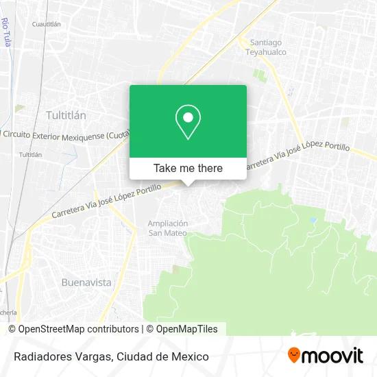 Radiadores Vargas map