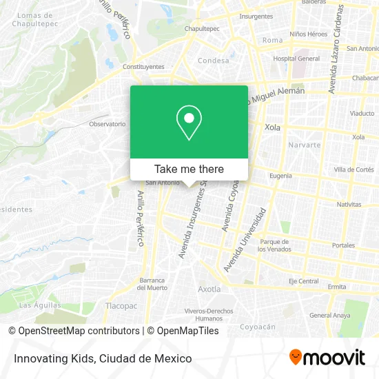 Innovating Kids map