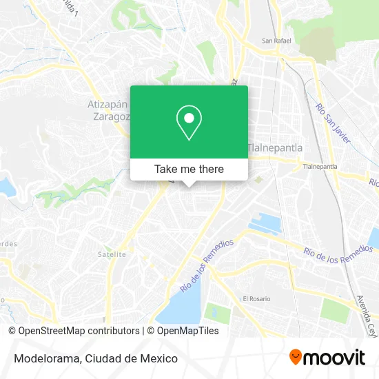 Modelorama map