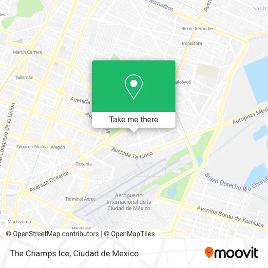 The Champs Ice map