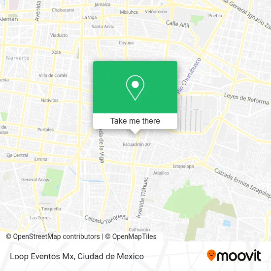 Loop Eventos Mx map