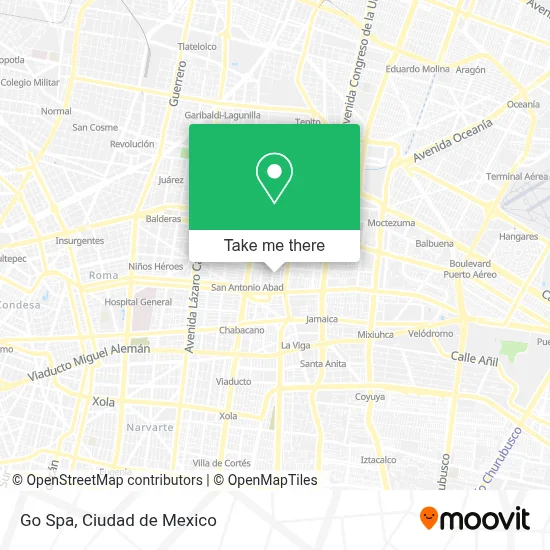 Go Spa map