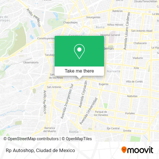 Rp Autoshop map