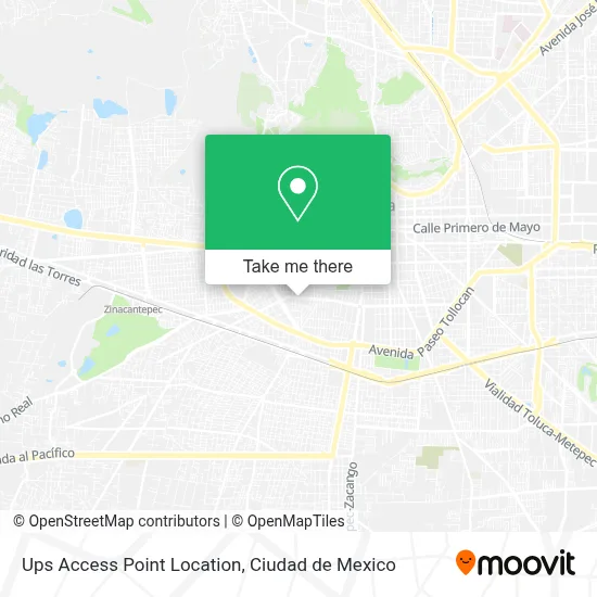 Ups Access Point Location map