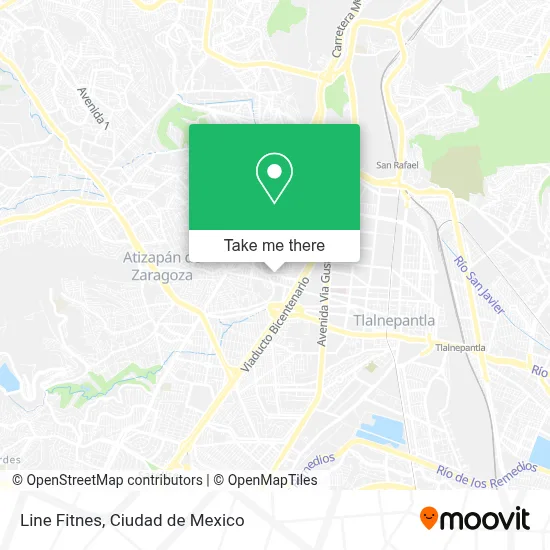 Line Fitnes map