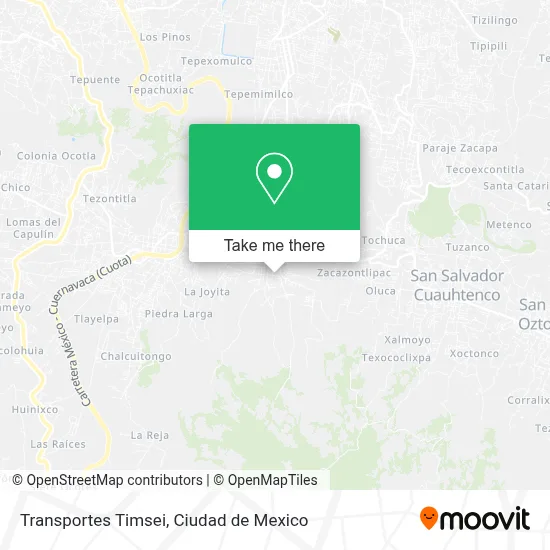 Transportes Timsei map