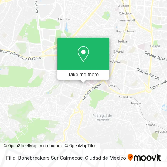 Filial Bonebreakers Sur Calmecac map