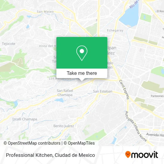 Professional Kitchen map