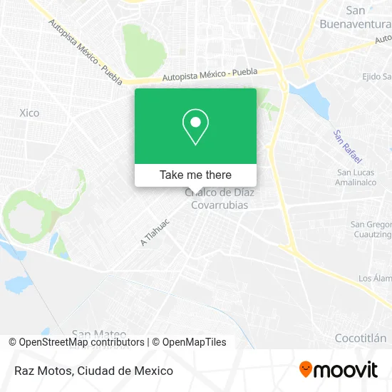 Raz Motos map