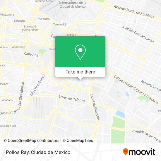 Pollos Ray map
