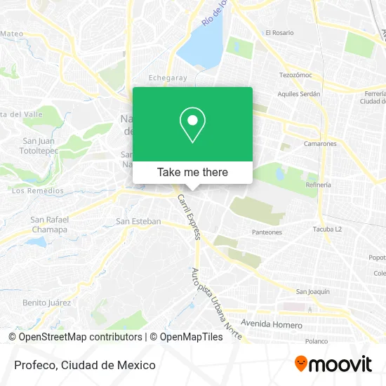 Profeco map