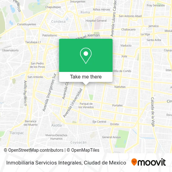 Inmobiliaria Servicios Integrales map
