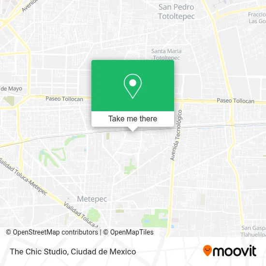 The Chic Studio map