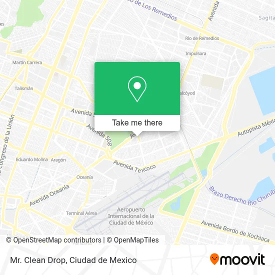 Mr. Clean Drop map