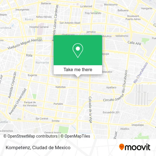 Kompetenz map