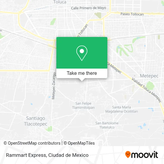 Rammart Express map