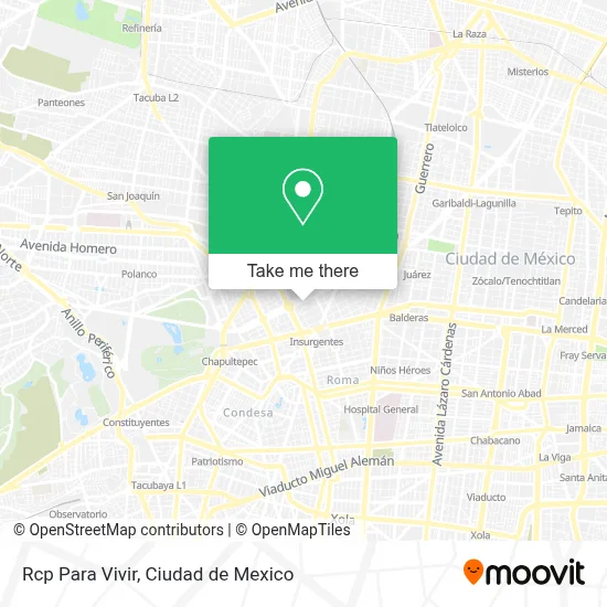 Rcp Para Vivir map