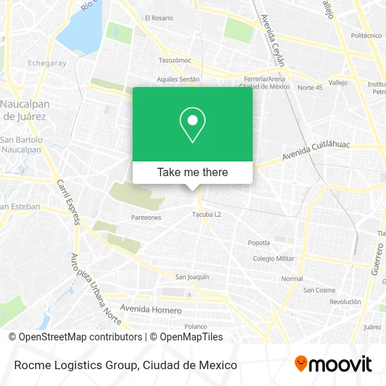 Rocme Logistics Group map