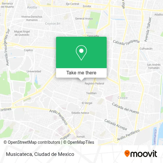 Musicateca map