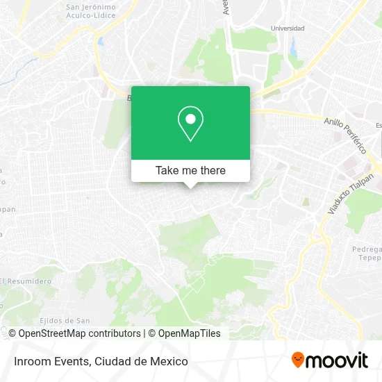 Inroom Events map