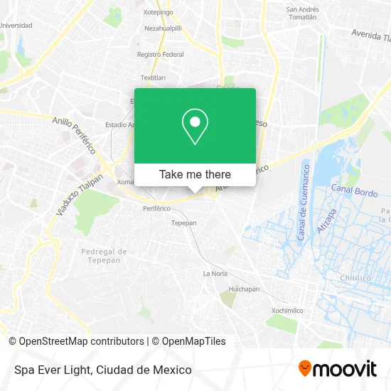 Spa Ever Light map