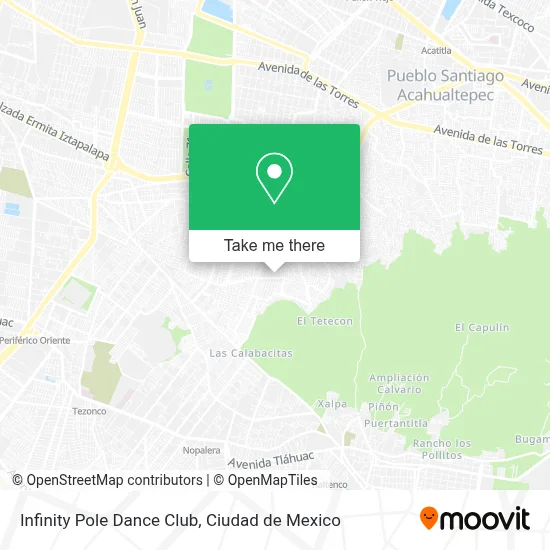 Infinity Pole Dance Club map