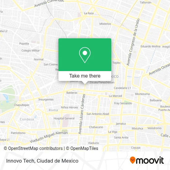 Innovo Tech map